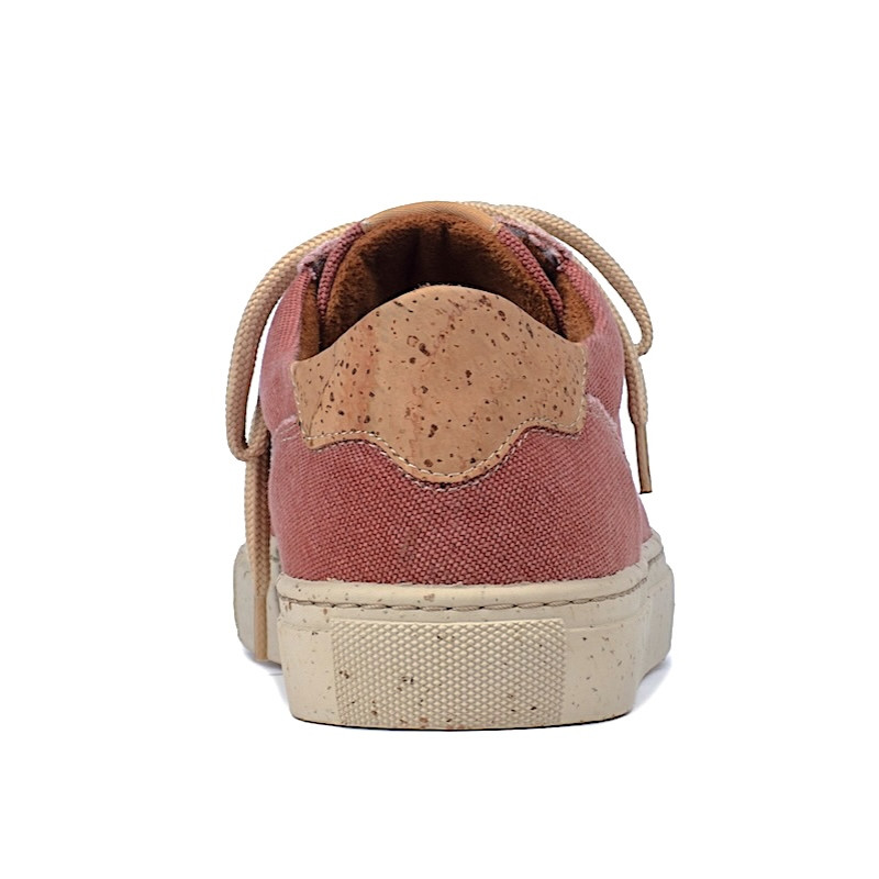 Made in Portugal EU36-43 Eco-Friendly Organic Cotton Canvas Brique Brick color